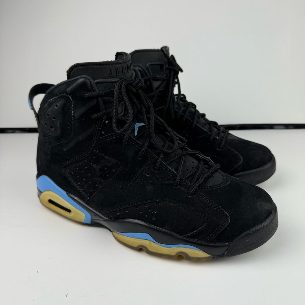 Nike Air Jordan 6 Retro UNC Blue Black 384664-006 Mens Size 8.5